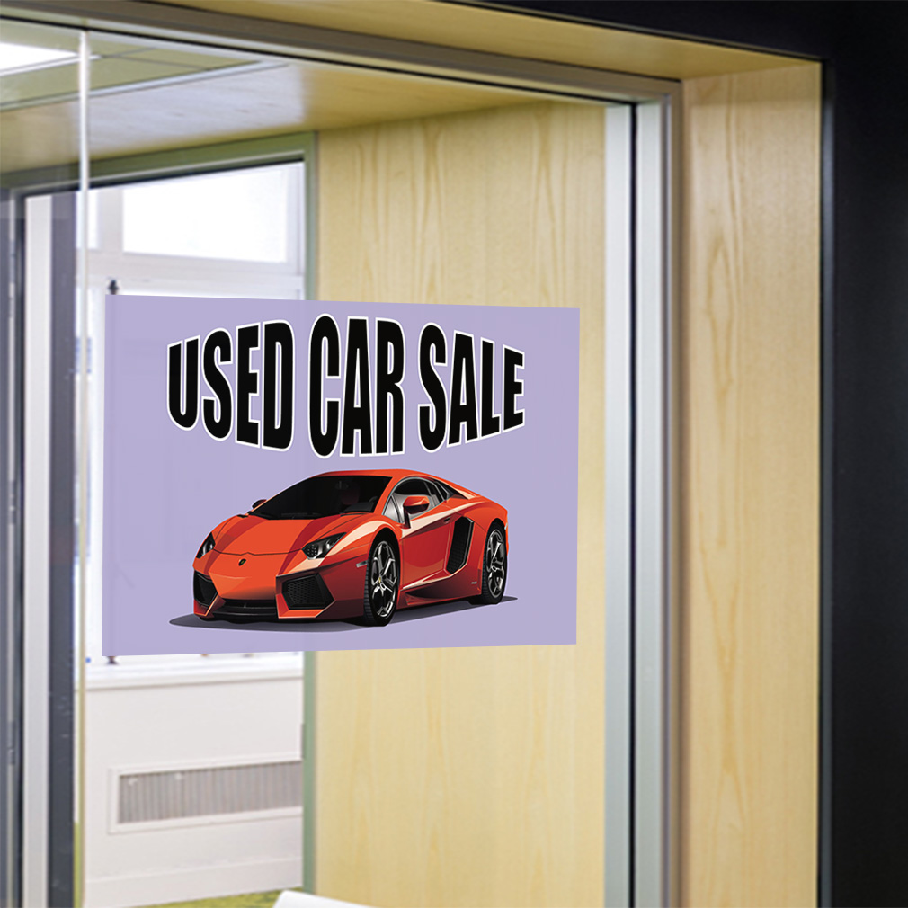 Decal Stickers Used Car Sale Red Auto Repair Shop Vinyl Store Sign ...
