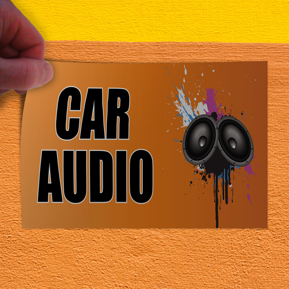 Decal Stickers Car Audio Outdoor Advertising Printing Vinyl Store Sign ...